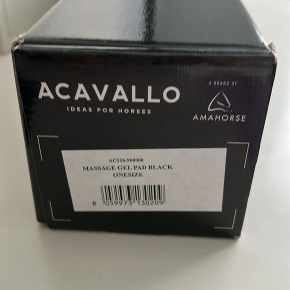 LIKE NEW Acavallo Massage Gel Pad Black - Picture 5 of 7